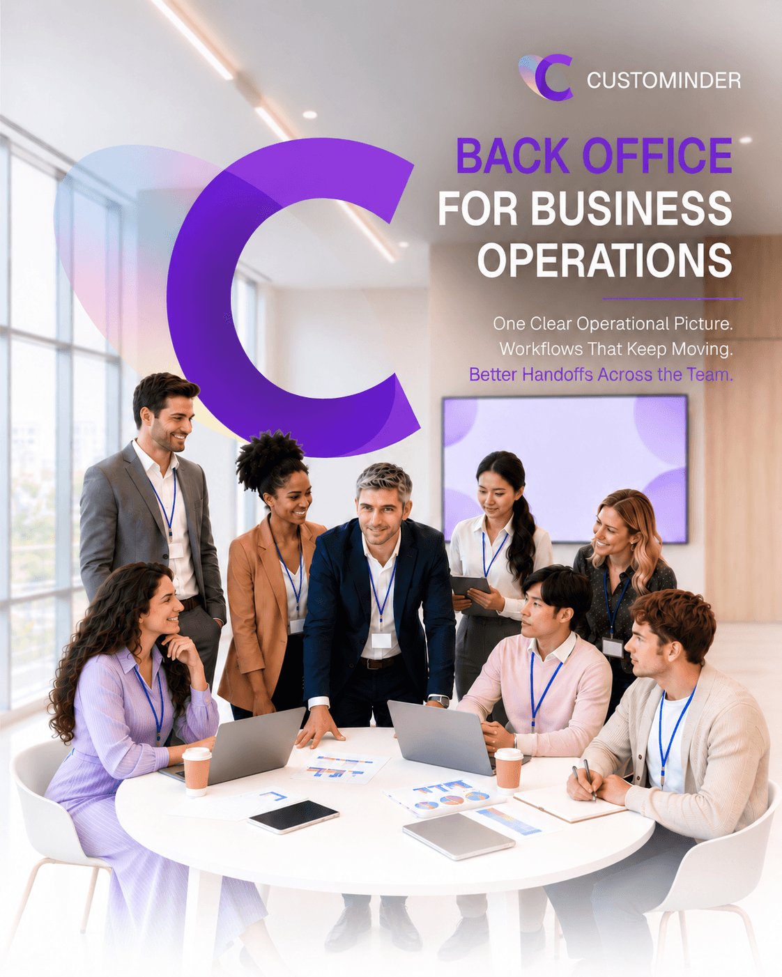 فريق جمعية يدير العضويات والفعاليات والرعايات والمالية وعمليات الموقع الإلكتروني باستخدام Custominder.